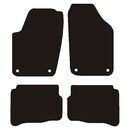 Velour måtter VW Polo 2003-2006 - oval måttelås