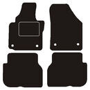 Velour måtter VW Touran 2007-2014 Rund lås