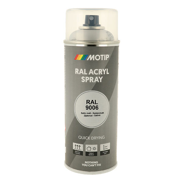 Motip Ral 9006 slik gloss silver