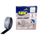 HPX duo grip - sort selvklæbende velcobånd 25mm x 2 m