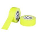 Gaffatape fluo gul, 50mm x 25m
