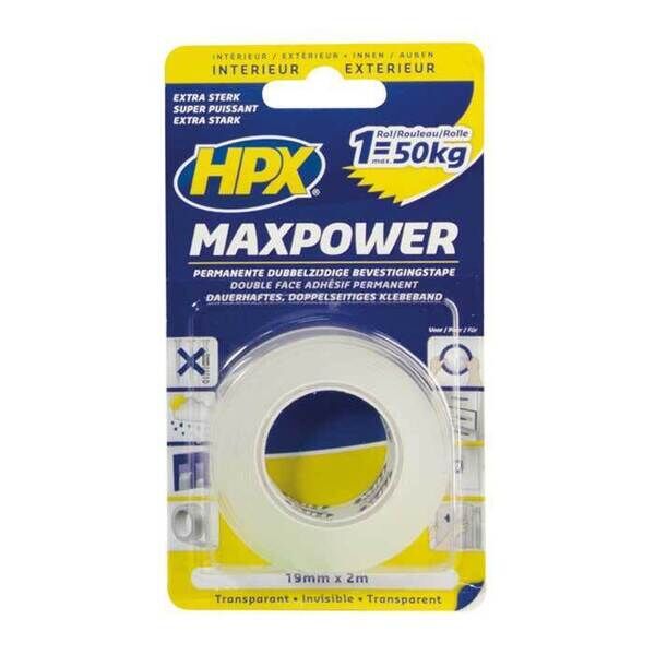 HPX max power klar 19mm x 2m