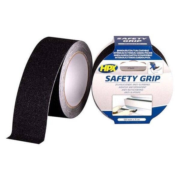 HPX antiskrid bånd sort 50mm x 18m