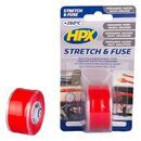 HPX stretch og fuse tape rød 25mm x 3m