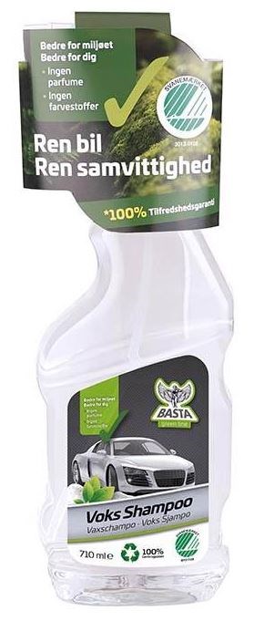 Basta Autoshampoo med voks (Svanemærket) (710ml)