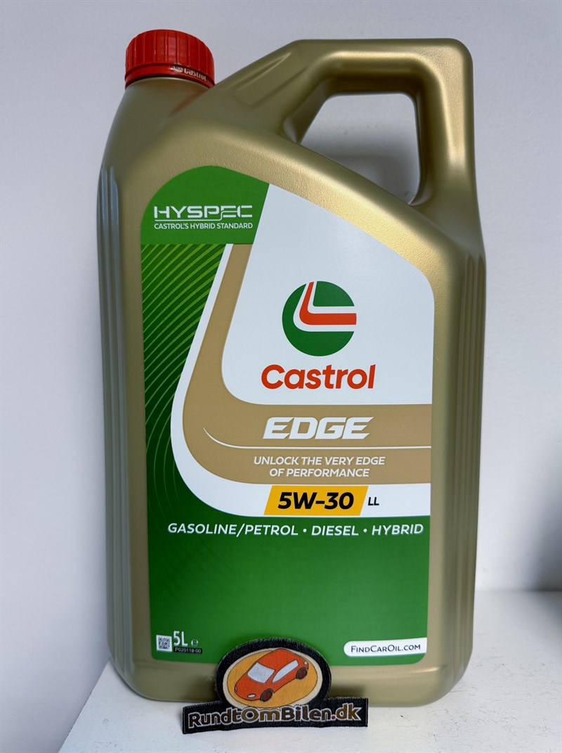 Castrol Edge 5w30 LL. Fuldsyntetisk Longlife motorolie