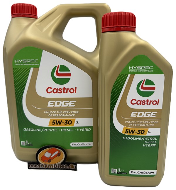 Castrol Edge 5W-30 Longlife (Pakke med 5 liter)