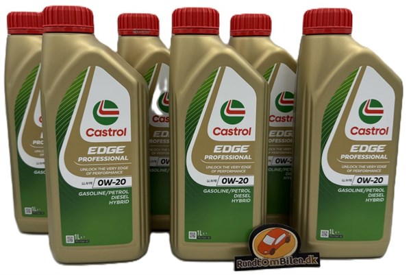 Castrol Edge Professional 0W-20 LL IV FE (Pakke med 6 x 1 liter)