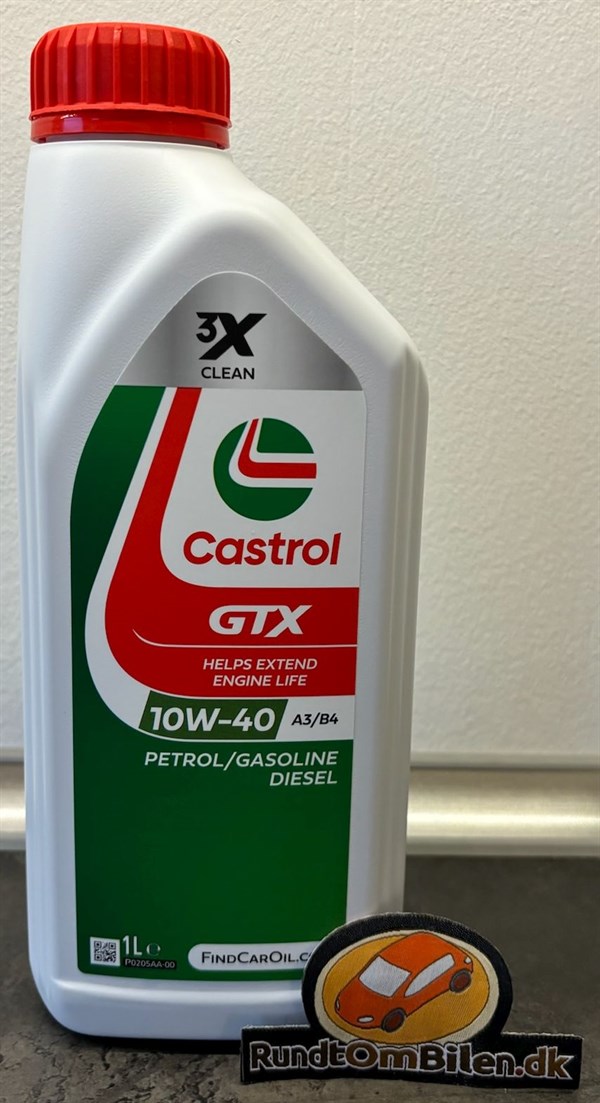 Castrol GTX 10W-40 A3/B4 (1 liter)