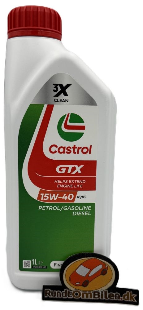 Castrol GTX 15W-40 A3/B3 (1 liter)