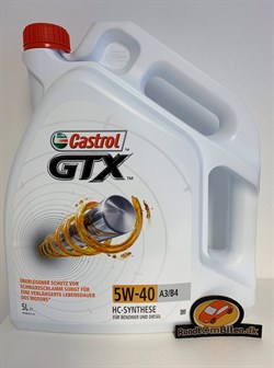 Castrol GTX 5W-40 A3/B4 (5 liter)