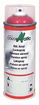 ColorMatic maling, RAL 3000 (Flammerød), Højglans (400ml)
