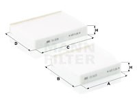 Pollenfilter Citroen / Peugeot CU21000-2