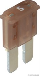 Fladstiksikring "Micro" 5 Ampere (5 stk.)