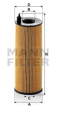 Oliefilter HU721/5X Mann & Hummel