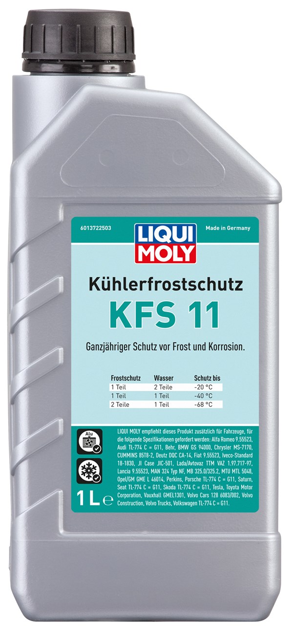 Liqui Moly kølervæske/frostvæske KFS11 (blågrøn) (1 liter)