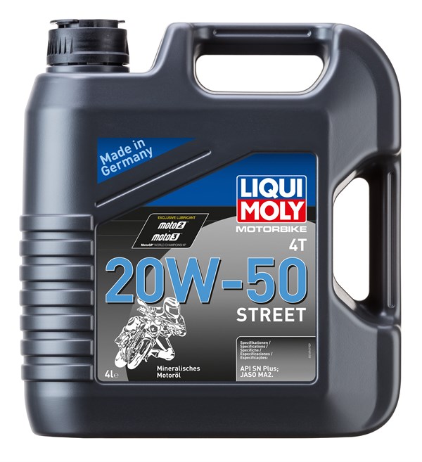 Liqui Moly Motorbike 4T, 20W-50 Street (4 liter)