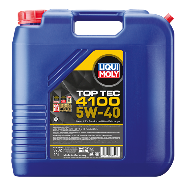 Liqui Moly Top Tec 4100 - 5W-40 (20 liter)