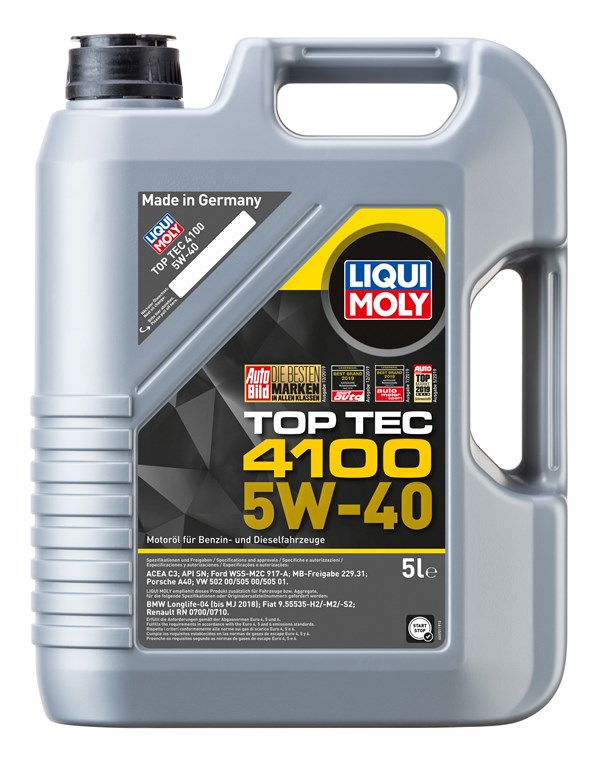 Liqui Moly Top Tec 4100 - 5W-40 (5 liter)