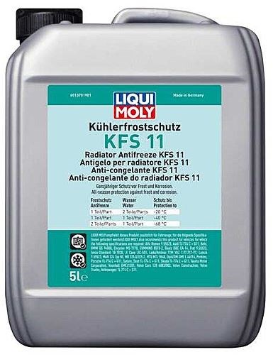 Liqui Moly kølervæske/frostvæske KFS11 (blågrøn) (5 liter)