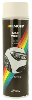 Motip Spraymaling Mat Hvid (500ml)