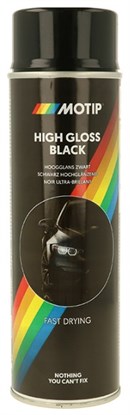 Motip Spraymaling Blank Sort (500ml)