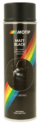 Motip Spraymaling Mat Sort (500ml)