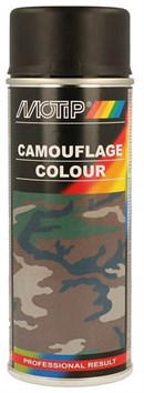 Motip Camouflage lak - RAL9021 (400ml)