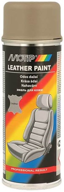 Motip Læderspray - Beige/Grå (200ml)