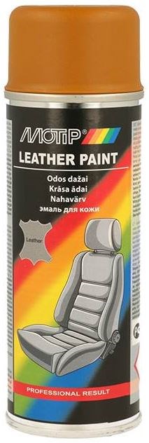 Motip Læderspray - Okker brun (RAL 8001) (200ml)