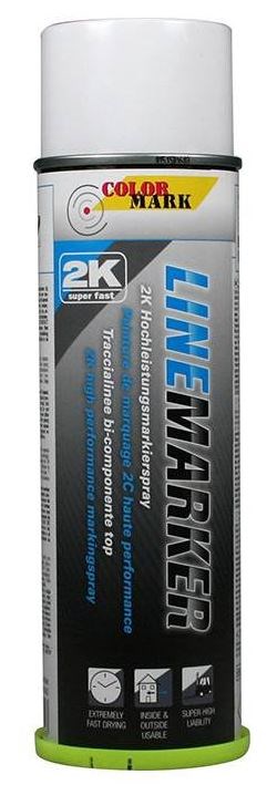 Motip Stribe Markering 2K, Hvid (500ml)