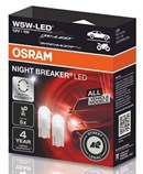 Osram Night Breaker LED Pære W5W - ECE godkendt (2 stk.)