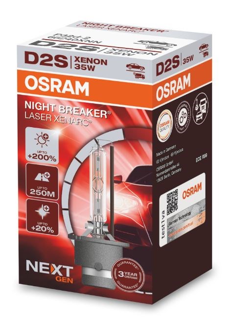 Osram Night Breaker Laser D2S +200% Next Gen (R) (1 stk.)