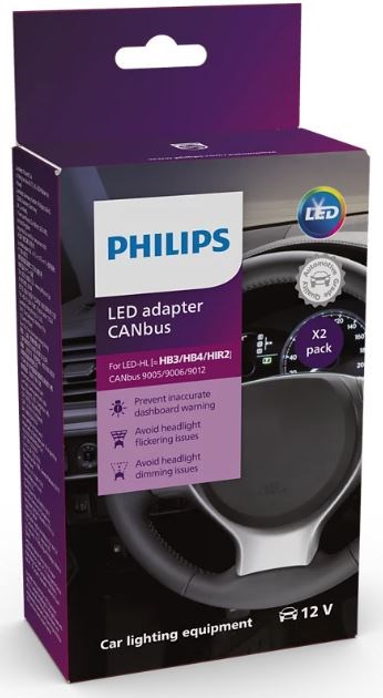 Philips CANBUS adaptor til HIR2/HB3/HB4 LED lyskilder (2 stk.) 