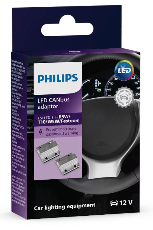 Philips CANBUS adaptor til LED lyskilder (5W) (2 stk.) 