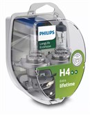 Philips H4 LongLife Ecovision (2 stk.)