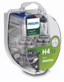 Philips H4 LongLife Ecovision (2 stk)