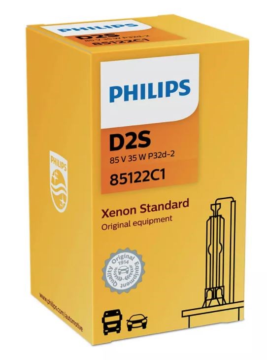 Vision D2S xenonpære rigtige Xenonlys Philips