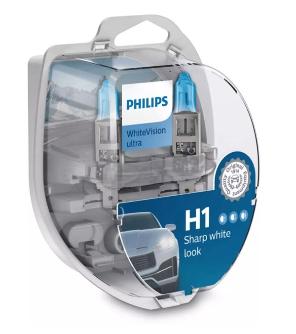 Philips H1 White Vision Ultra Inkl. W5W (2+2 stk)
