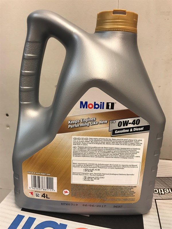 Longlife Olie fra Mobil1 - FS Viskositet 0w40 - Billig Mobil 1 olie