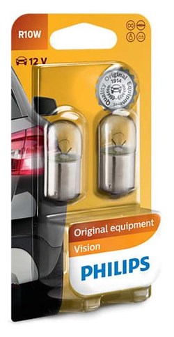 Philips R10W (12814) Vision (2 stk.)