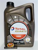 Total Quartz 5000, 20W-50 (4 liter)