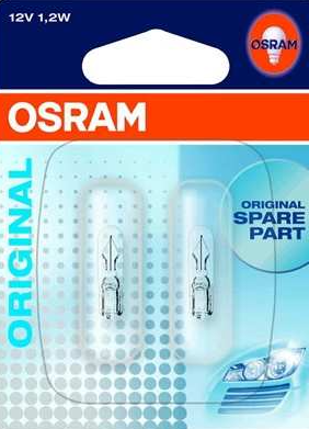 Osram Original Line W1,2W (P) (2 stk.)