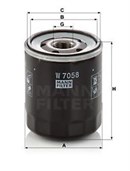 Oliefilter W7058 Mann & Hummel