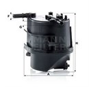 Brændstoffilter WK939 Mann & Hummel